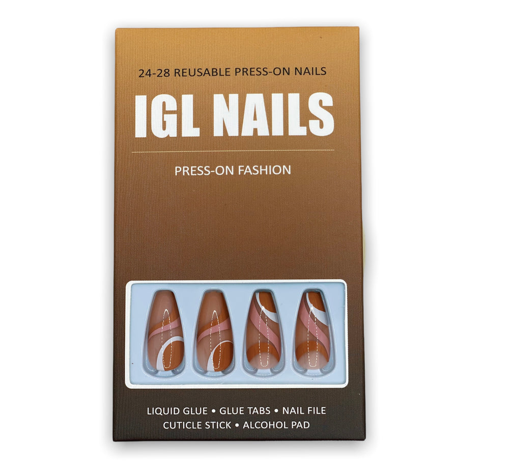 
                
                    Load image into Gallery viewer, Jasmine Press On Nails
                
            